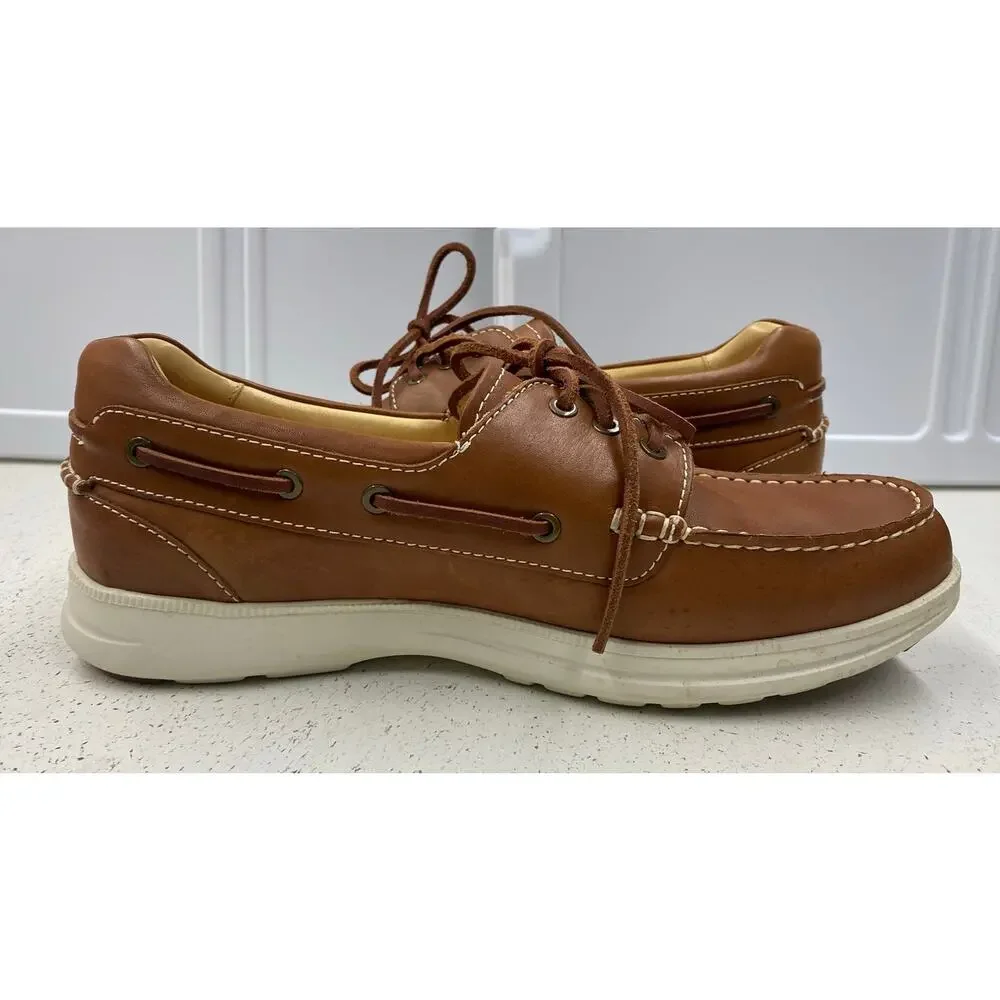 Samuel Hubbard New Endeavor Boat leather lace-up dockers dress shoes 13